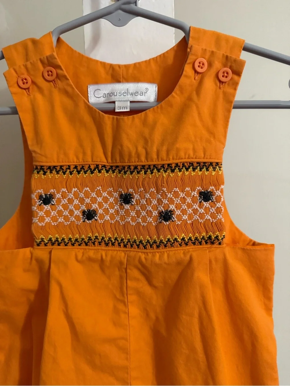 Carouselwear Smocked Halloween Longalls